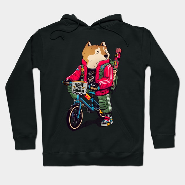 Shiba Inu Style Hoodie by K2Gproject